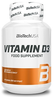 BioTech Vitamin D3 2000 IU, 60 таб