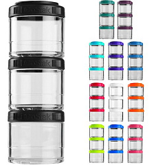 Blender Bottle GoStak 3-Pak, 100 мл