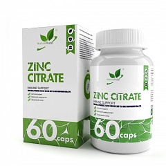NaturalSupp Zinc Citrate, 60 капс