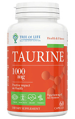 Tree of Life Taurine 1000 мг, 60 капс