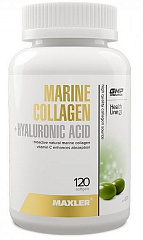Maxler Marine Collagen + Hyaluronic Acid Complex, 120 капс