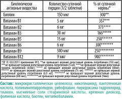 Tree of Life Multivitamin B-complex, 60 таб