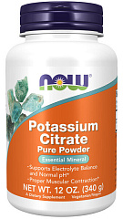 NOW Potassium Citrate Powder, 340 гр