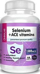 Chikalab Selenium + ACE vitamins, 60 таб