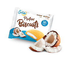 Solvie Protein Biscuits Бисквит с белково-кремовой начинкой, 40 гр