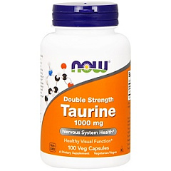 NOW Taurine 1000 mg, 100 капс