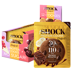 FitnesShock Protein Cookie DESSERT, 35 гр