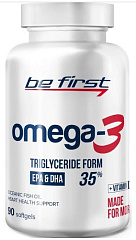 Be First Omega-3 + Vitamin E, 90 капс