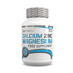 BioTech Calcium Zinc Magnesium, 100 таб