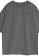 Kultlab Мужская футболка Oversize Logo, тёмный графит