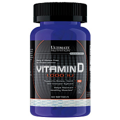 Ultimate Nutrition Vitamin D 1000 МЕ, 60 капс