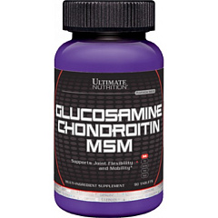 Ultimate Nutrition Glucosamine Chondroitin MSM, 90 таб