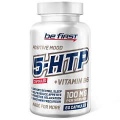 Be First 5-HTP 100 мг + B6, 60 капс