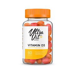 UltraVit Gummies Vitamin D3, 60 таб