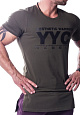 Nebbia 730 Athletic Logo T-Shirt, хаки