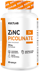 Kultlab Zinc Picolinate, 60 капc