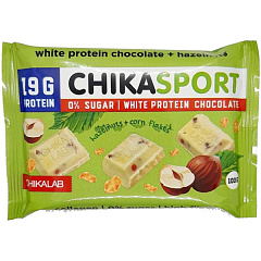 Chikalab Chika Sport Протеиновый белый шоколад без сахара, 100 гр