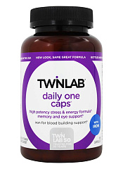 Twinlab Daily One Caps with Iron, 90 капс
