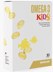 Maxler Omega-3 Kids Softgels, 30 капс