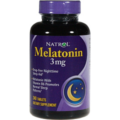 Natrol Melatonin 3 mg, 100 таб