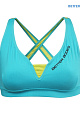 Better bodies 110735-524 Комбинированный топ Contrast Short top, голубой