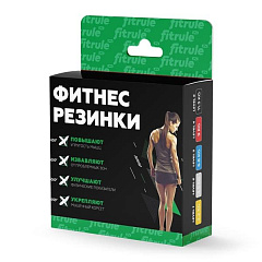 FitRule Фитнес-резинка зеленая (10 кг)