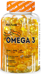 Kultlab Omega 3 Norwegian, 250 капс