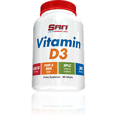 SAN Vitamin D3 5000, 180 капс