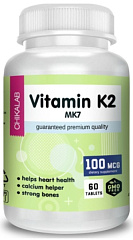Chikalab Vitamin K2 (МК7), 60 таб