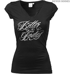 Better bodies 110753-999 Футболка raw energy tee, черная