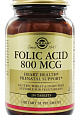 Solgar Folic Acid 800 mcg, 250 таб