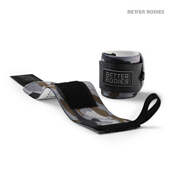 Better bodies 130352-673 Camo Wrist Wraps, Grey Camo