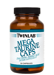 Twinlab Mega Taurine Caps, 50 капс