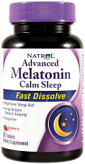 Natrol Melatonin Advanced Calm Sleep 6 мг, 60 таб