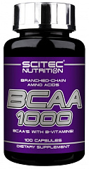 Scitec Nutrition BCAA 1000, 100 капс