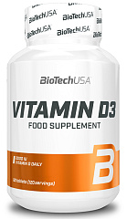 BioTech Vitamin D3 2000 IU, 120 таб
