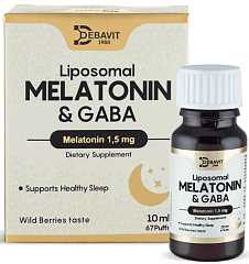 Debavit Melatonin & Gaba Spray, 10 мл