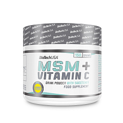 BioTech MSM + Vitamin C, 150 гр