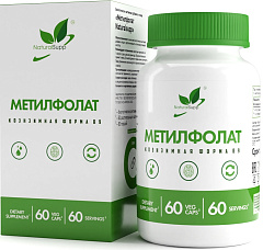 NaturalSupp Methyl Folate, 60 капс