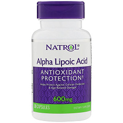 Natrol Alpha Lipoic Acid 600 mg, 30 капс