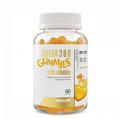 Maxler Omega 3-6-9 Gummies, 60 пастилок