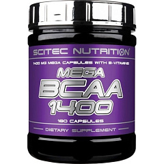 Scitec Nutrition Mega BCAA 1400, 120 капс