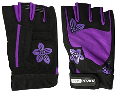 Ecos 5106-VM Перчатки для фитнеса, чёрный-фиолетовый