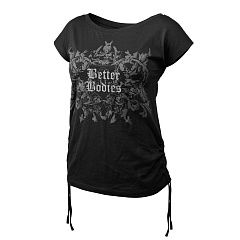 Better bodies 110705-999 Футболка Printed S\S Tee, Black